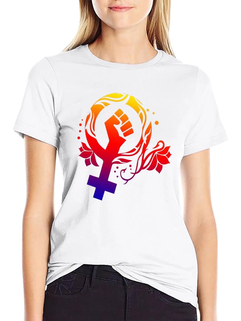 Feminist Fist Symbol T-Shirt - Empowering Design