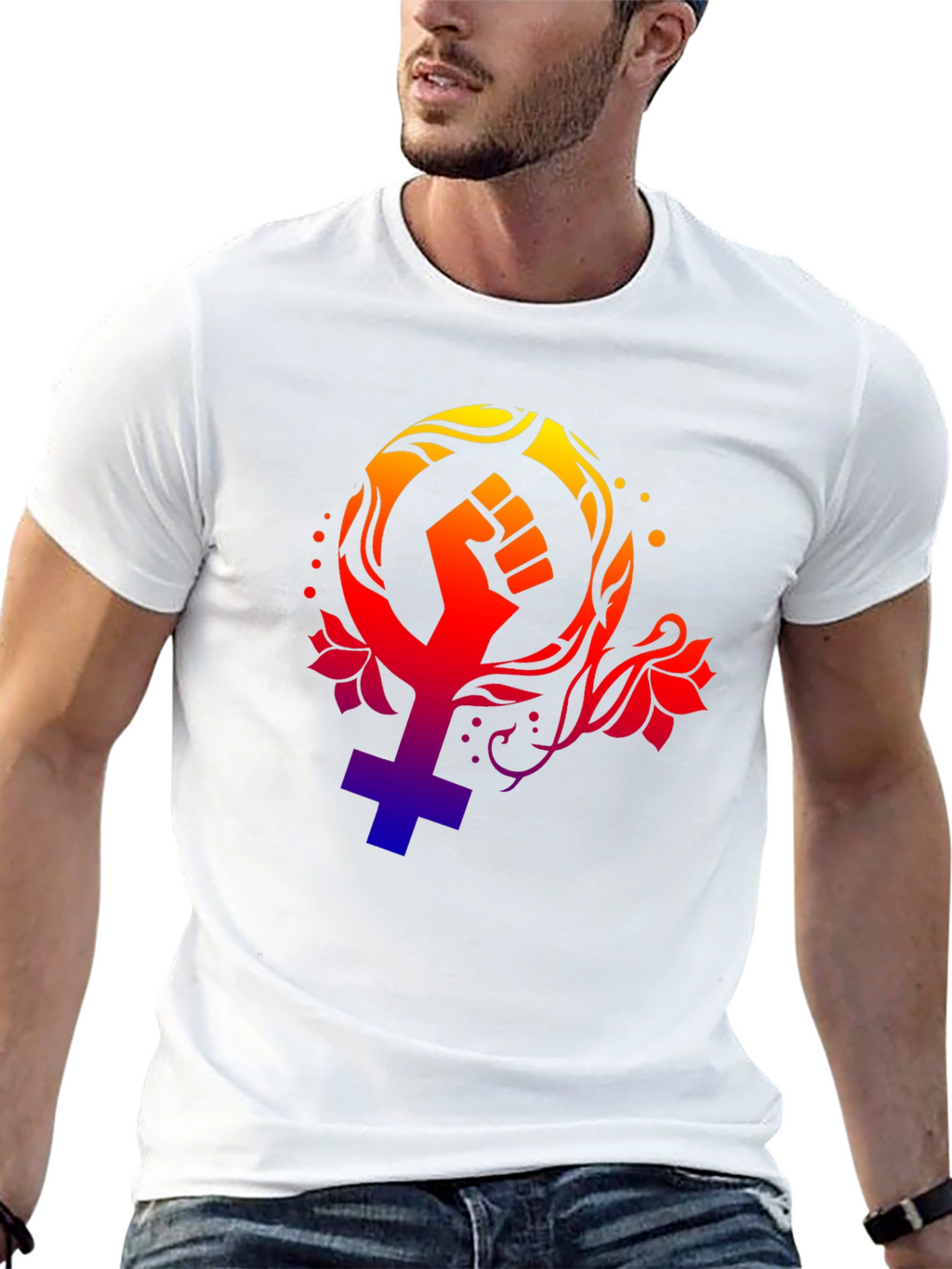 Feminist Fist Symbol T-Shirt - Empowering Design