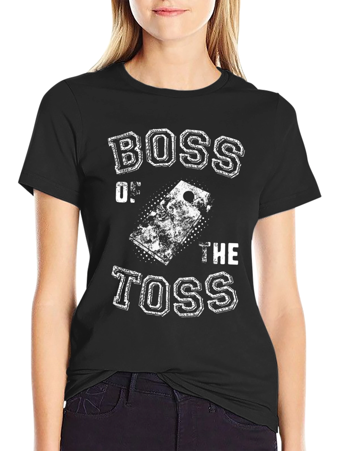 Boss of the Toss Graphic Tee - Cornhole T-Shirt