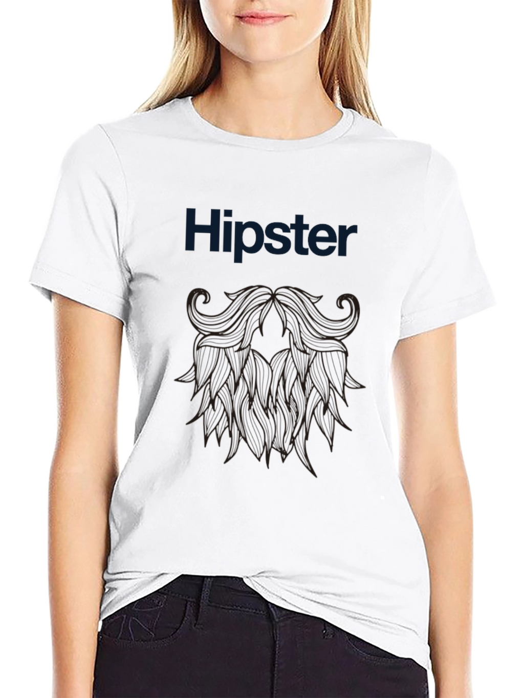 Hipster Style Graphic Print T-Shirt