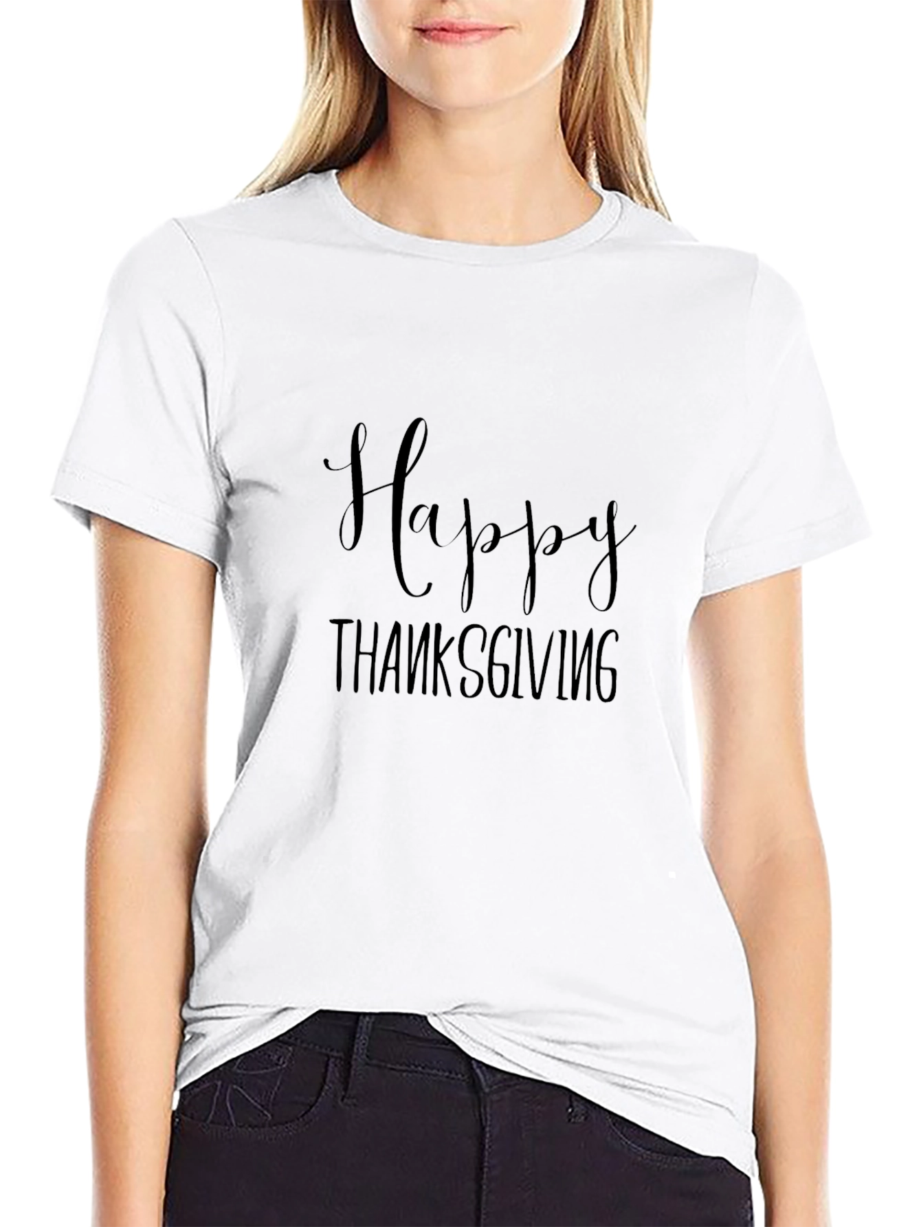 Happy Thanksgiving Graphic T-Shirt
