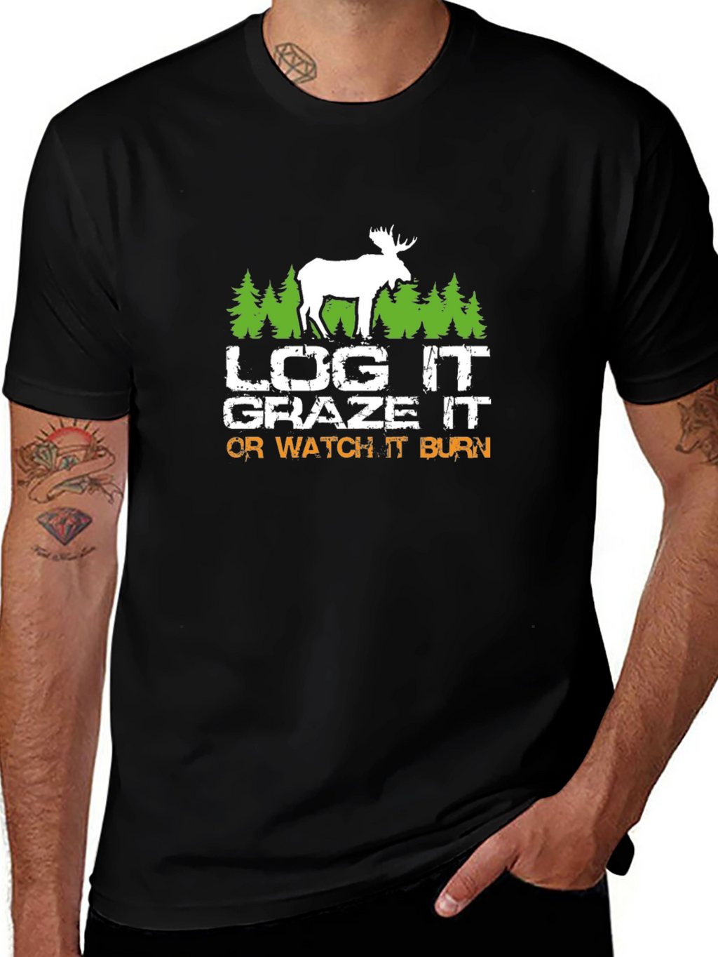Log It Graze It T-Shirt