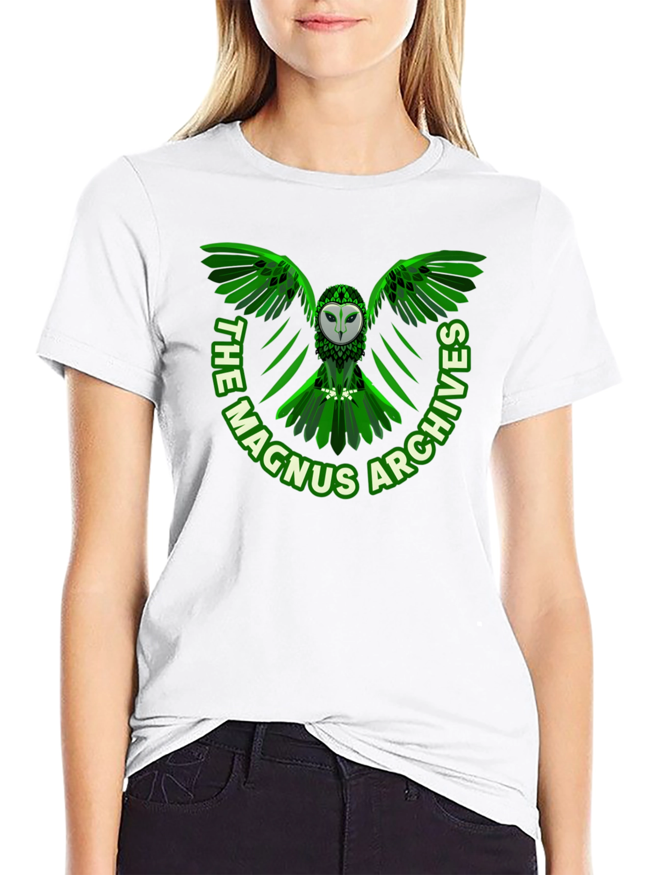 The Magnus Archives Owl T-Shirt - Black