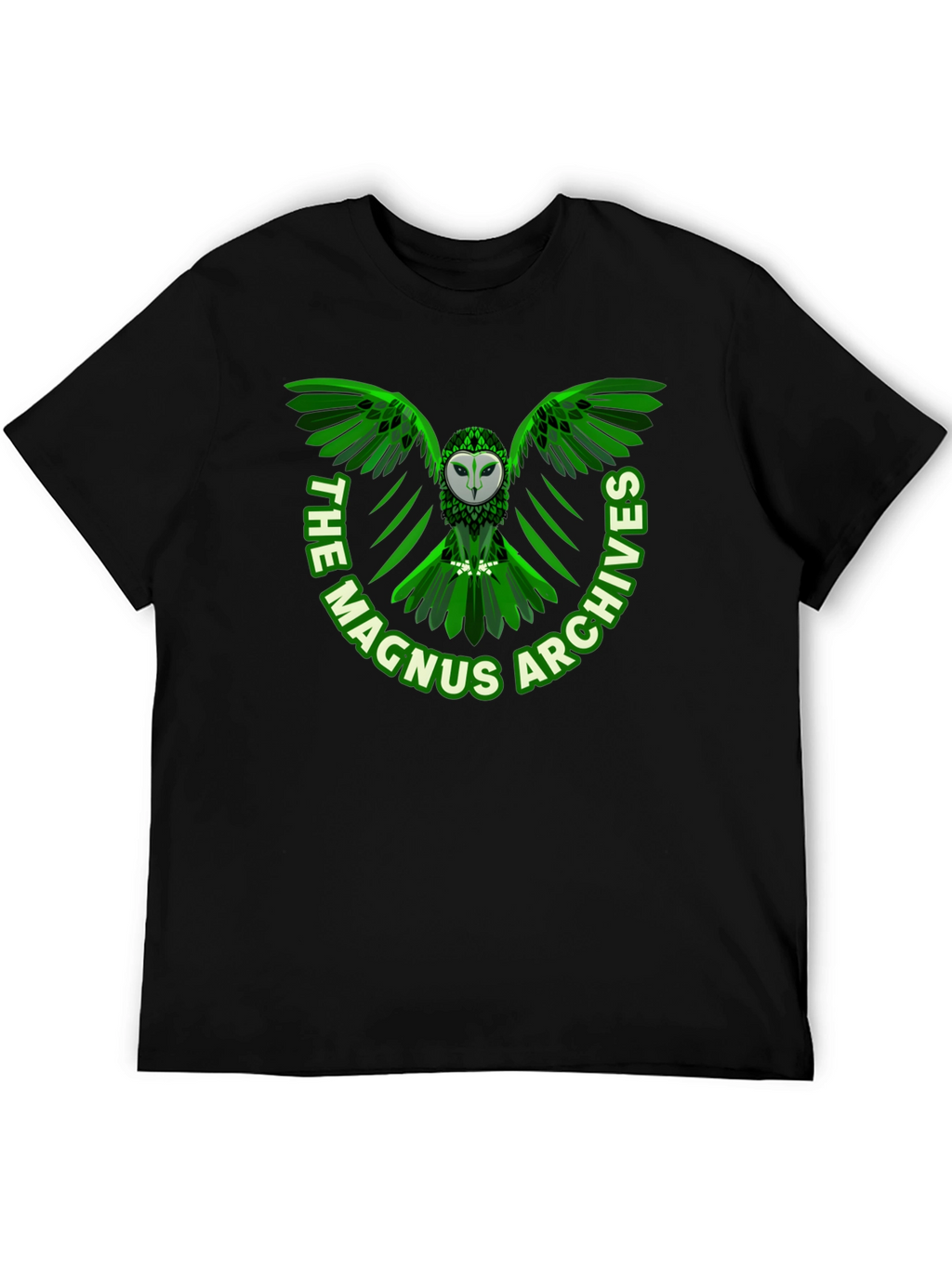 The Magnus Archives Owl T-Shirt - Black