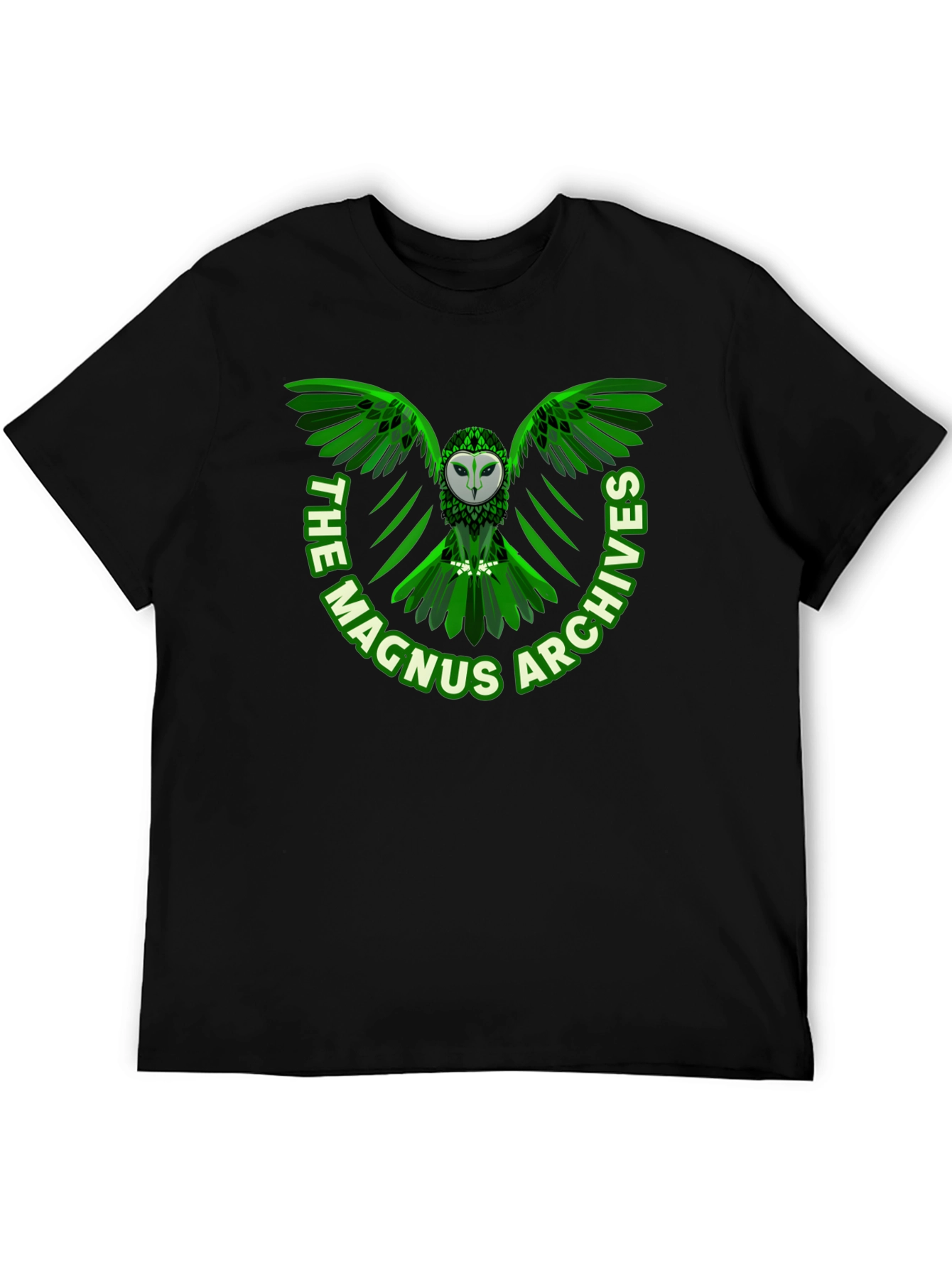 The Magnus Archives Owl T-Shirt - Black