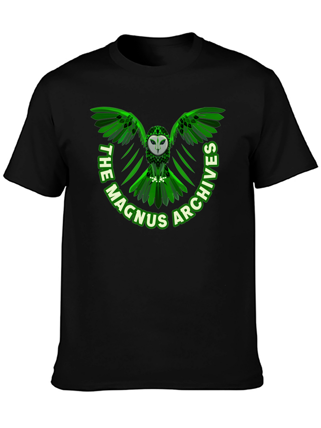 The Magnus Archives Owl T-Shirt - Black