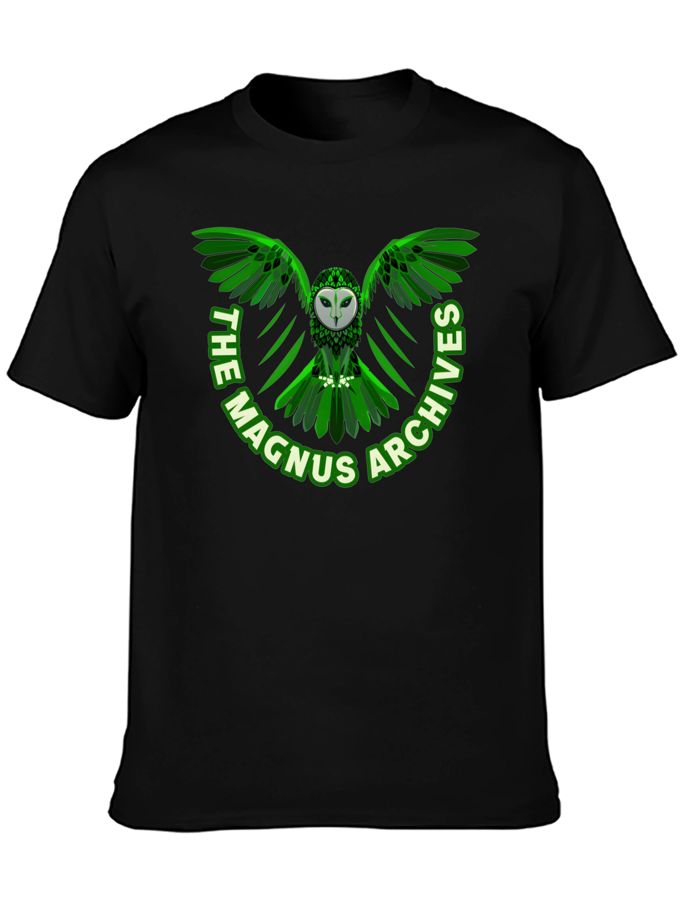 The Magnus Archives Owl T-Shirt - Black