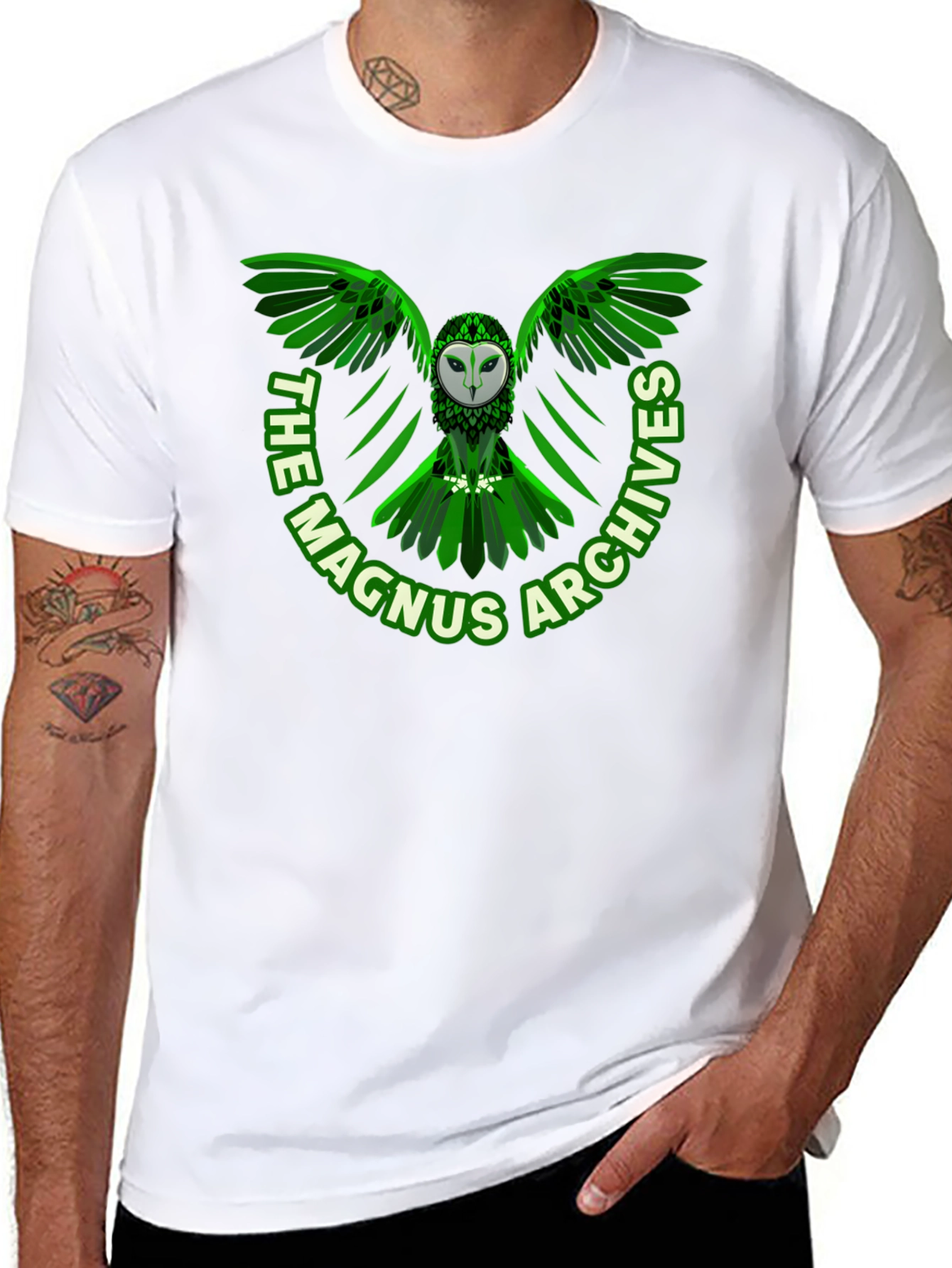 The Magnus Archives Owl T-Shirt - Black