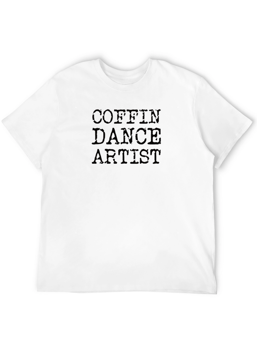 Coffin Dance Artist Graphic Tee - Black T-Shirt