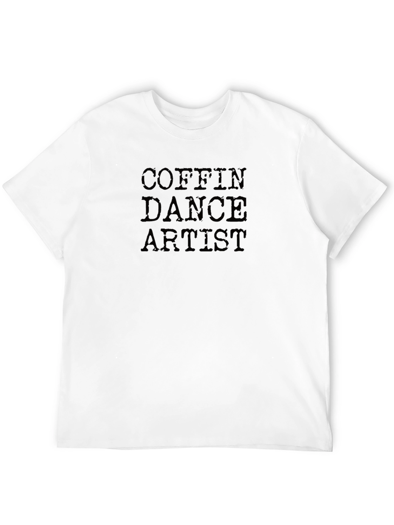 Coffin Dance Artist Graphic Tee - Black T-Shirt