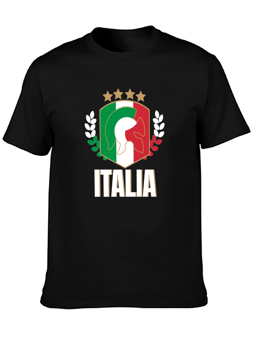 Italia T-Shirt Black Italian Pride