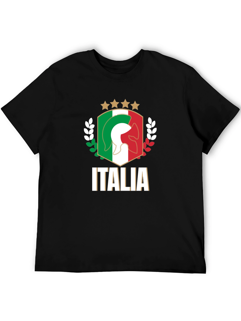 Italia T-Shirt Black Italian Pride
