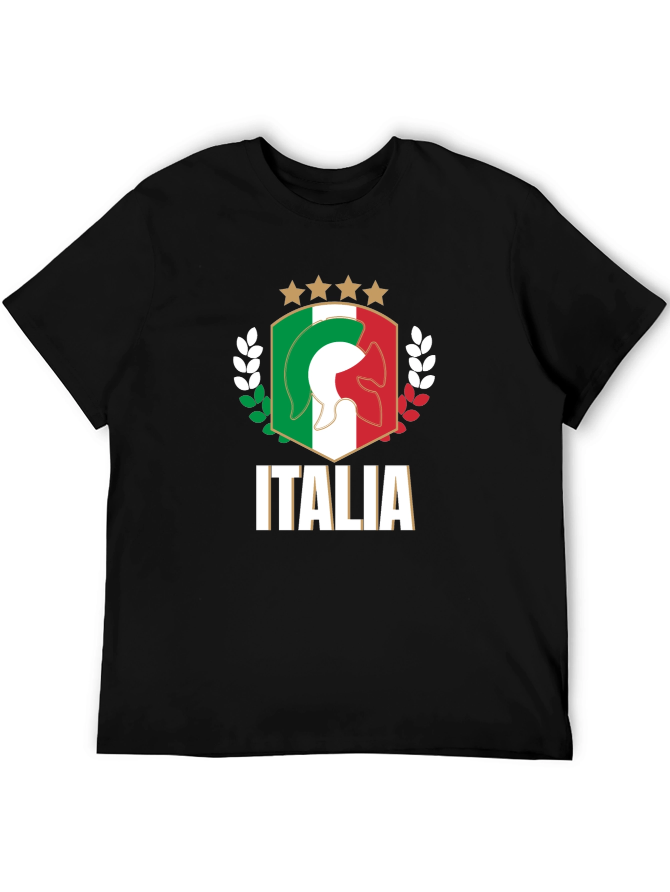 Italia T-Shirt Black Italian Pride