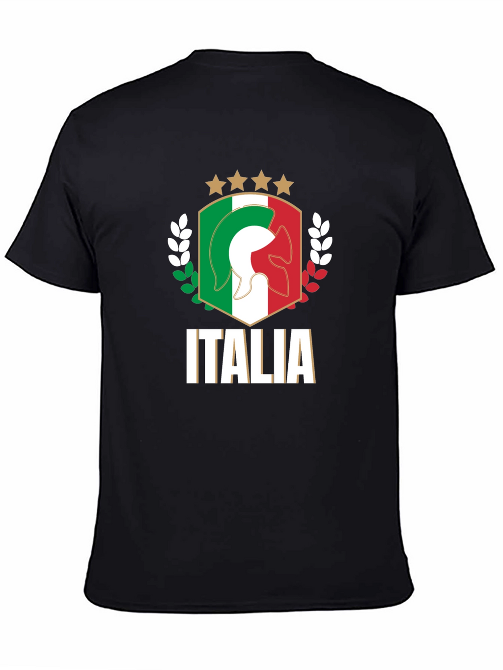 Italia T-Shirt Black Italian Pride