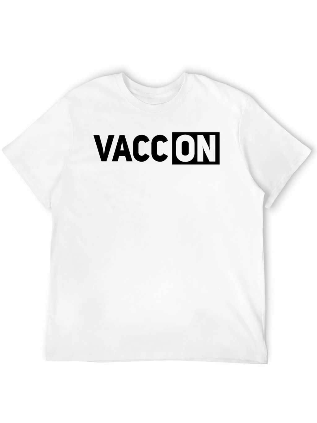 Black VACC ON Graphic T-Shirt