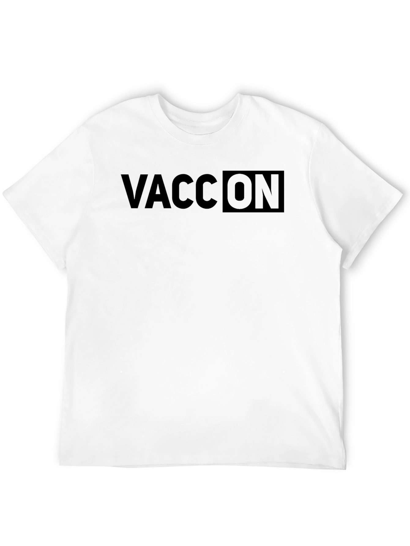 Black VACC ON Graphic T-Shirt