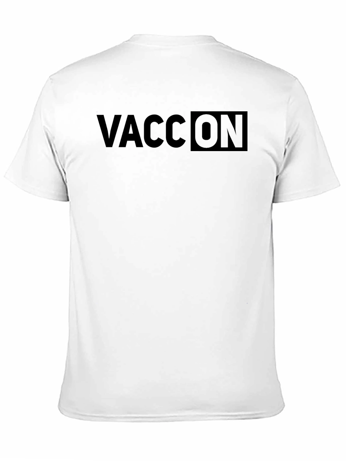 Black VACC ON Graphic T-Shirt