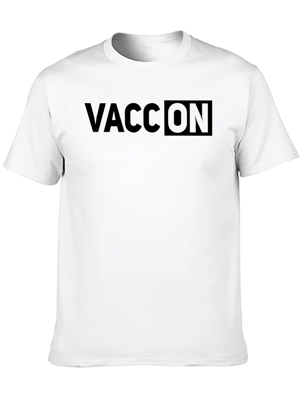 Black VACC ON Graphic T-Shirt