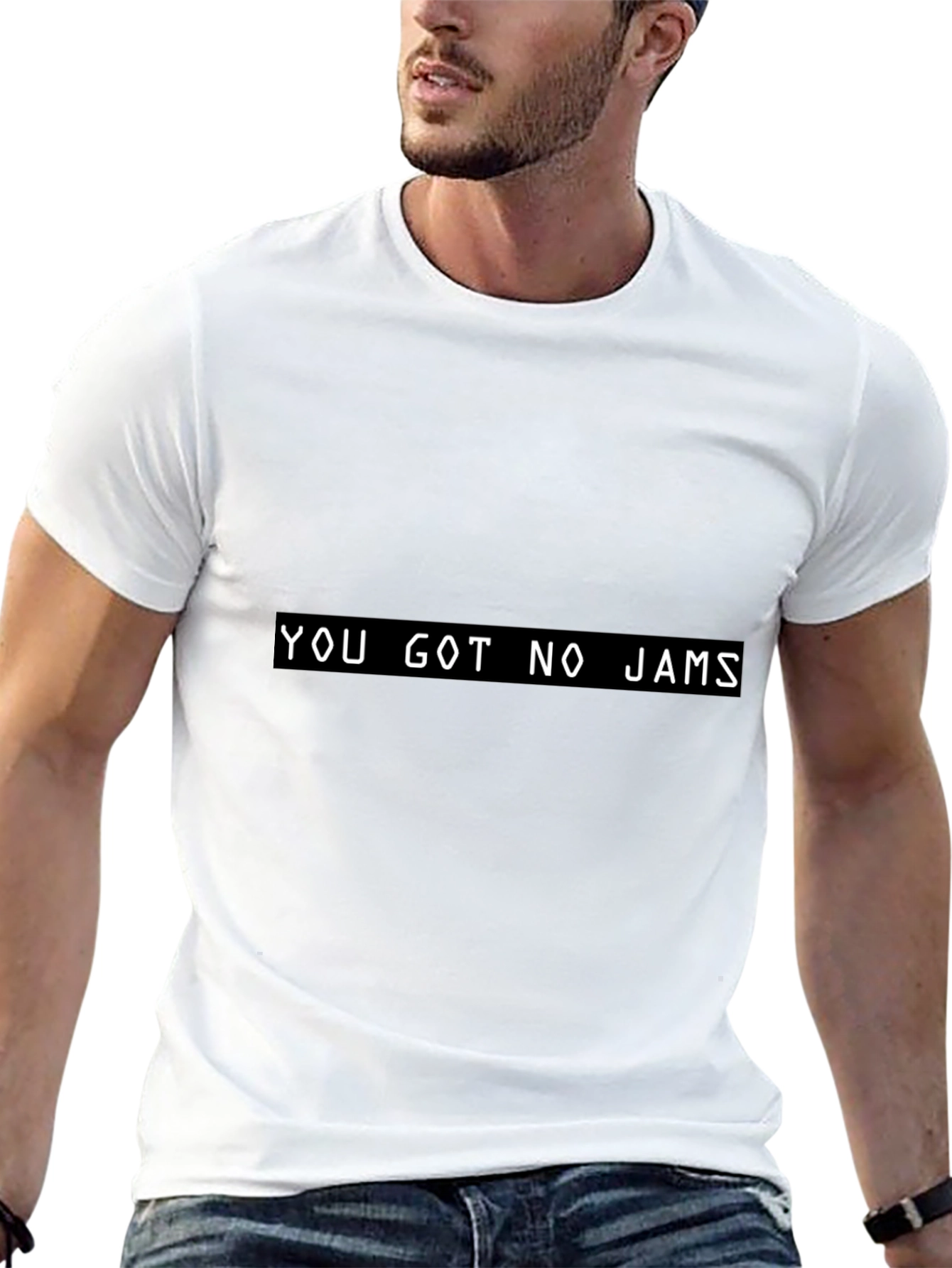 You Got No Jams T-Shirt - Black Novelty Tee