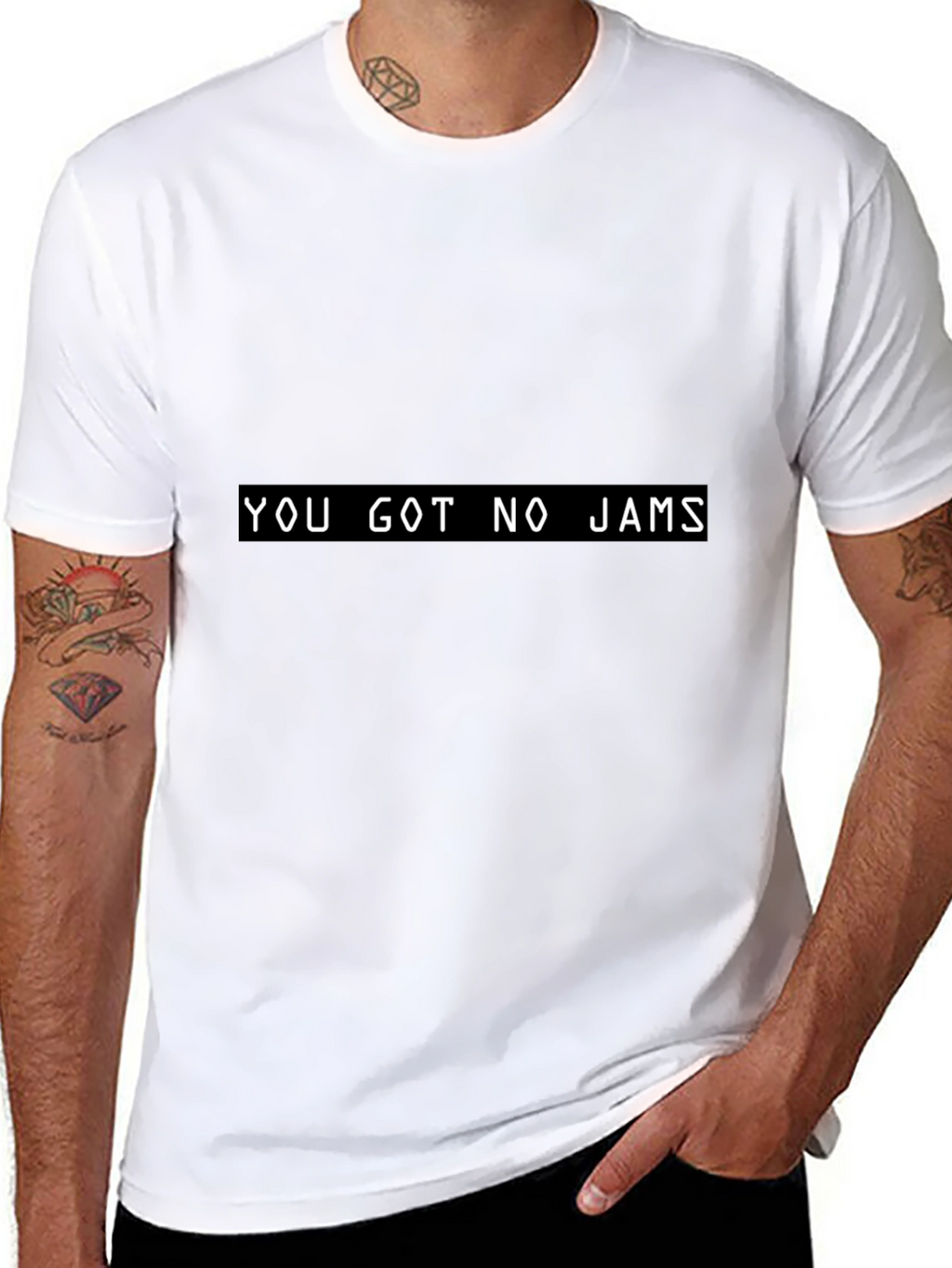 You Got No Jams T-Shirt - Black Novelty Tee