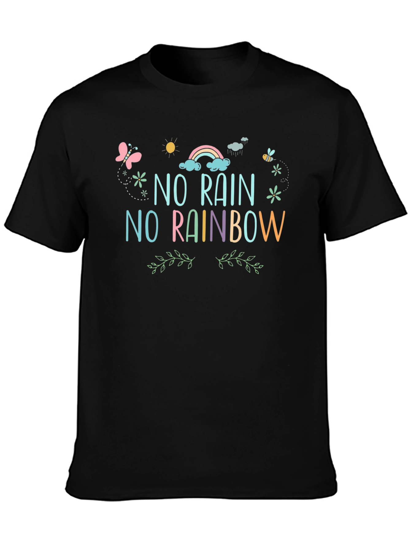 No Rain No Rainbow Graphic Tee