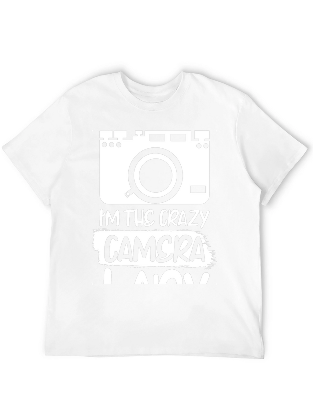 Crazy Camera Lover Black T-Shirt