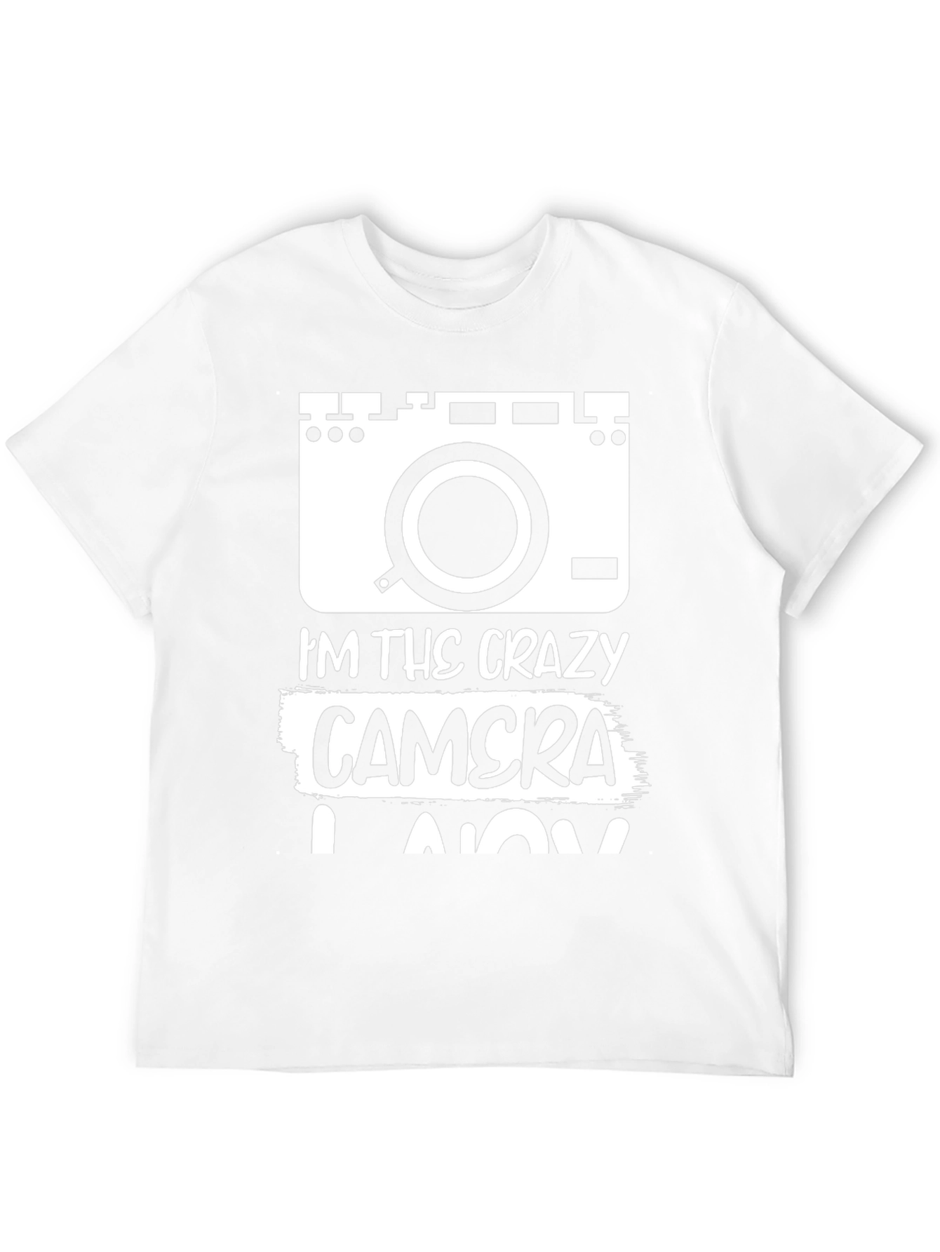 Crazy Camera Lover Black T-Shirt