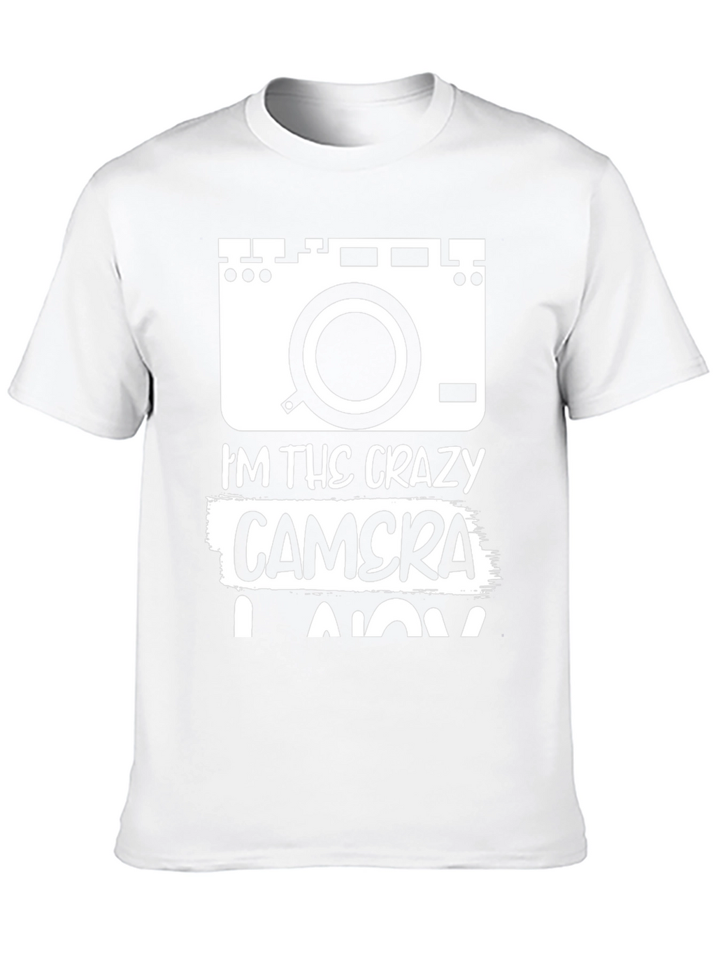 Crazy Camera Lover Black T-Shirt