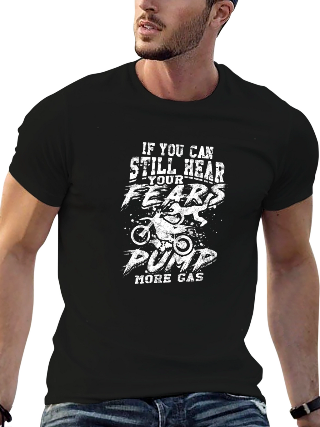 Motorcycle T-Shirt: Pump More Gas Graphic Tee