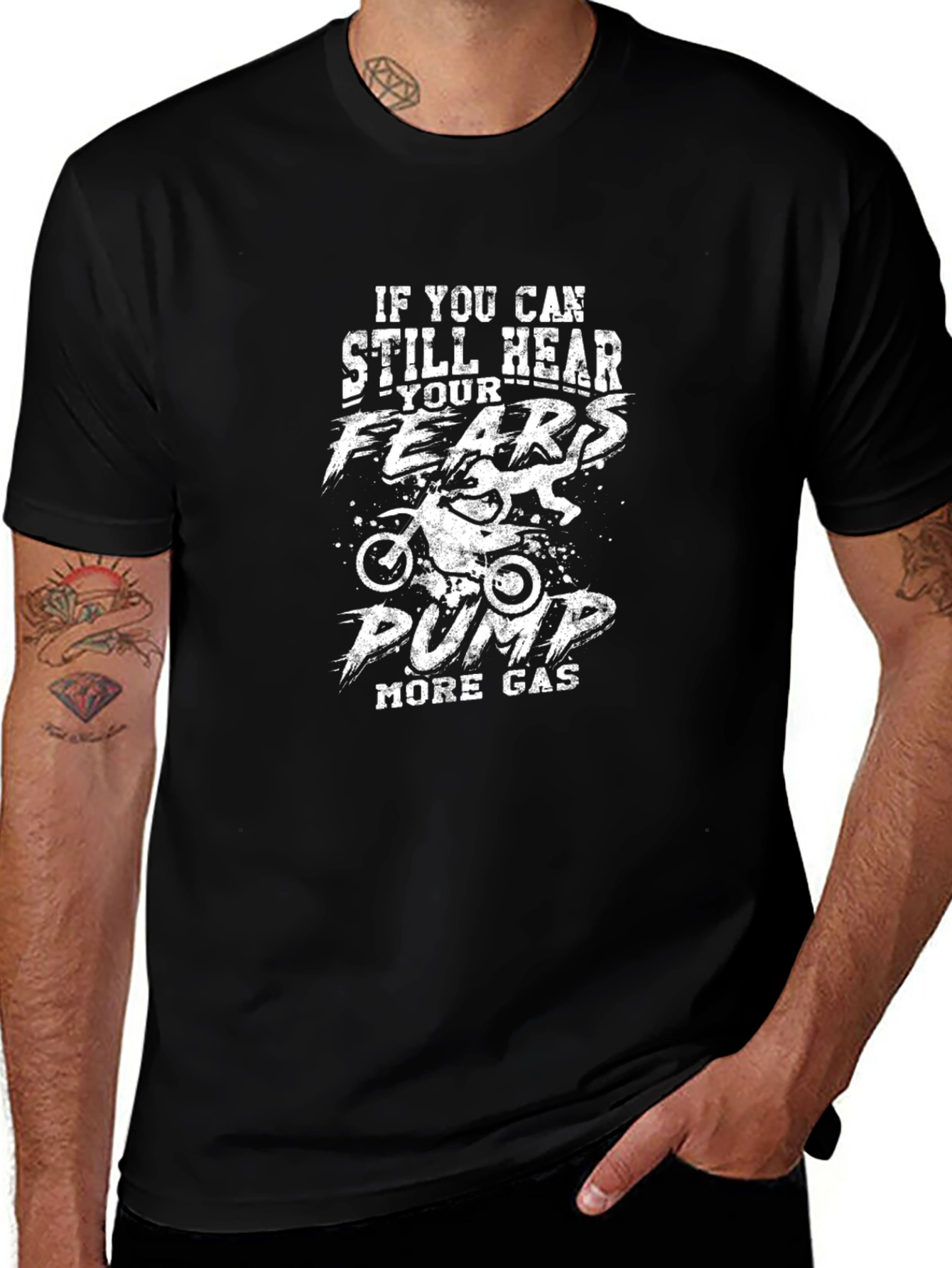 Motorcycle T-Shirt: Pump More Gas Graphic Tee