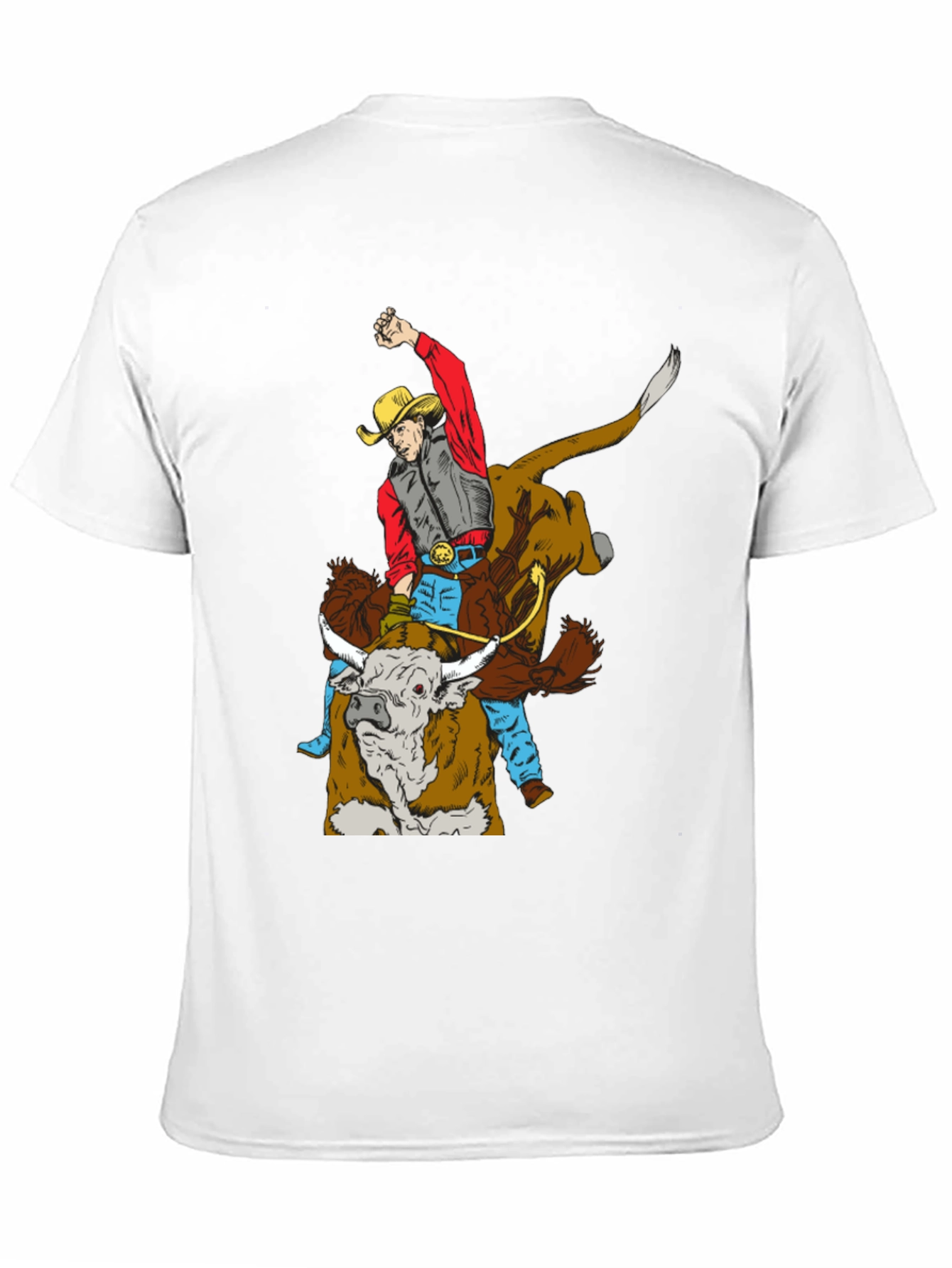 Cowboy Bull Riding Graphic Tee