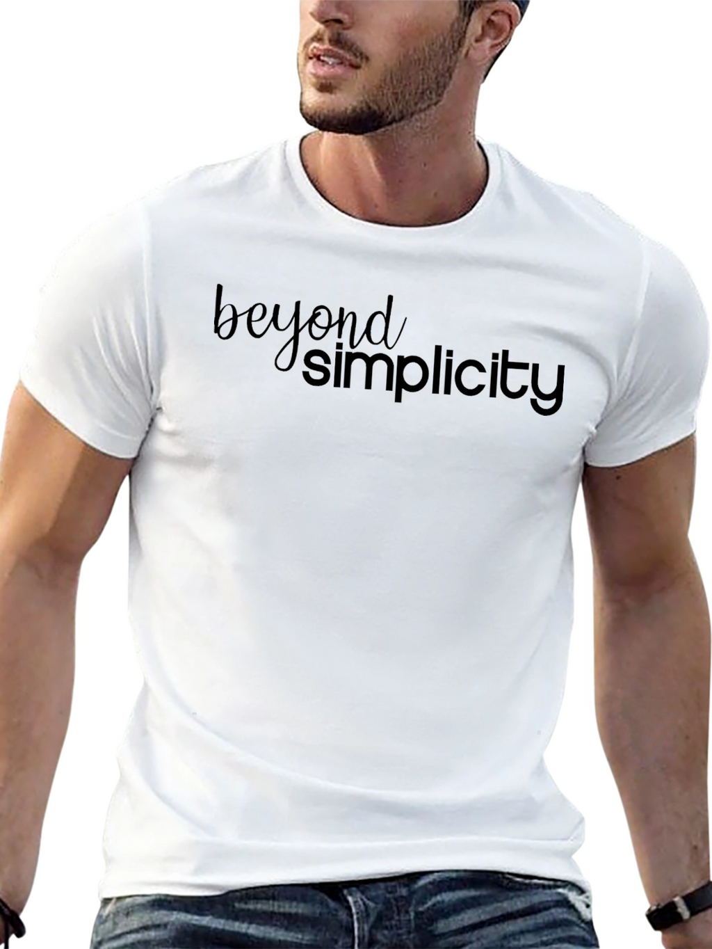 Beyond Simplicity Black Graphic Tee