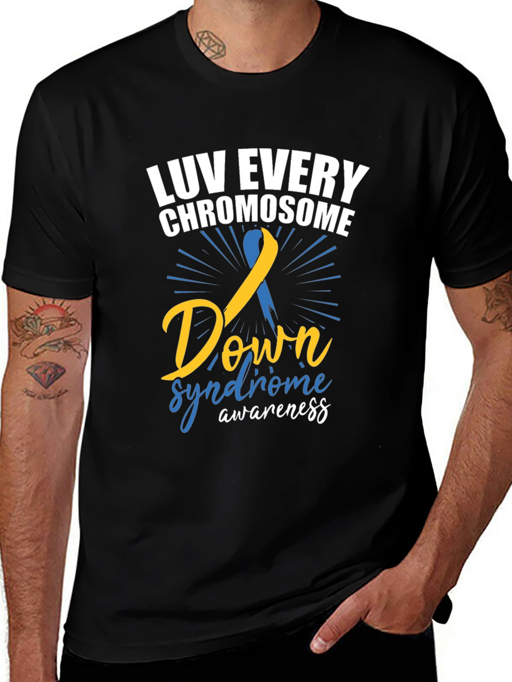 Luv Every Chromosome Down Syndrome Awareness T-Shirt
