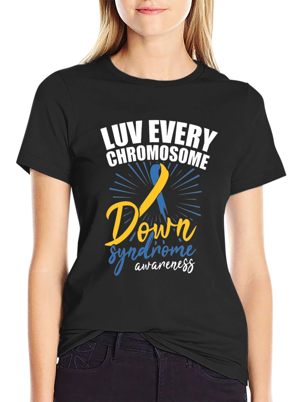 Luv Every Chromosome Down Syndrome Awareness T-Shirt