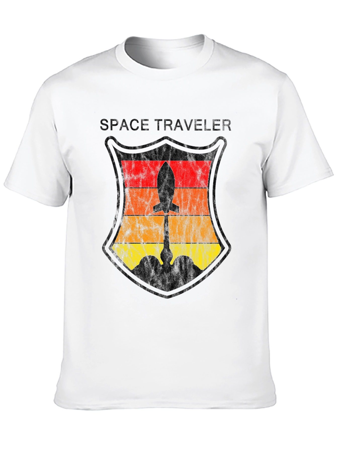 Space Traveler Rocket Graphic Tee