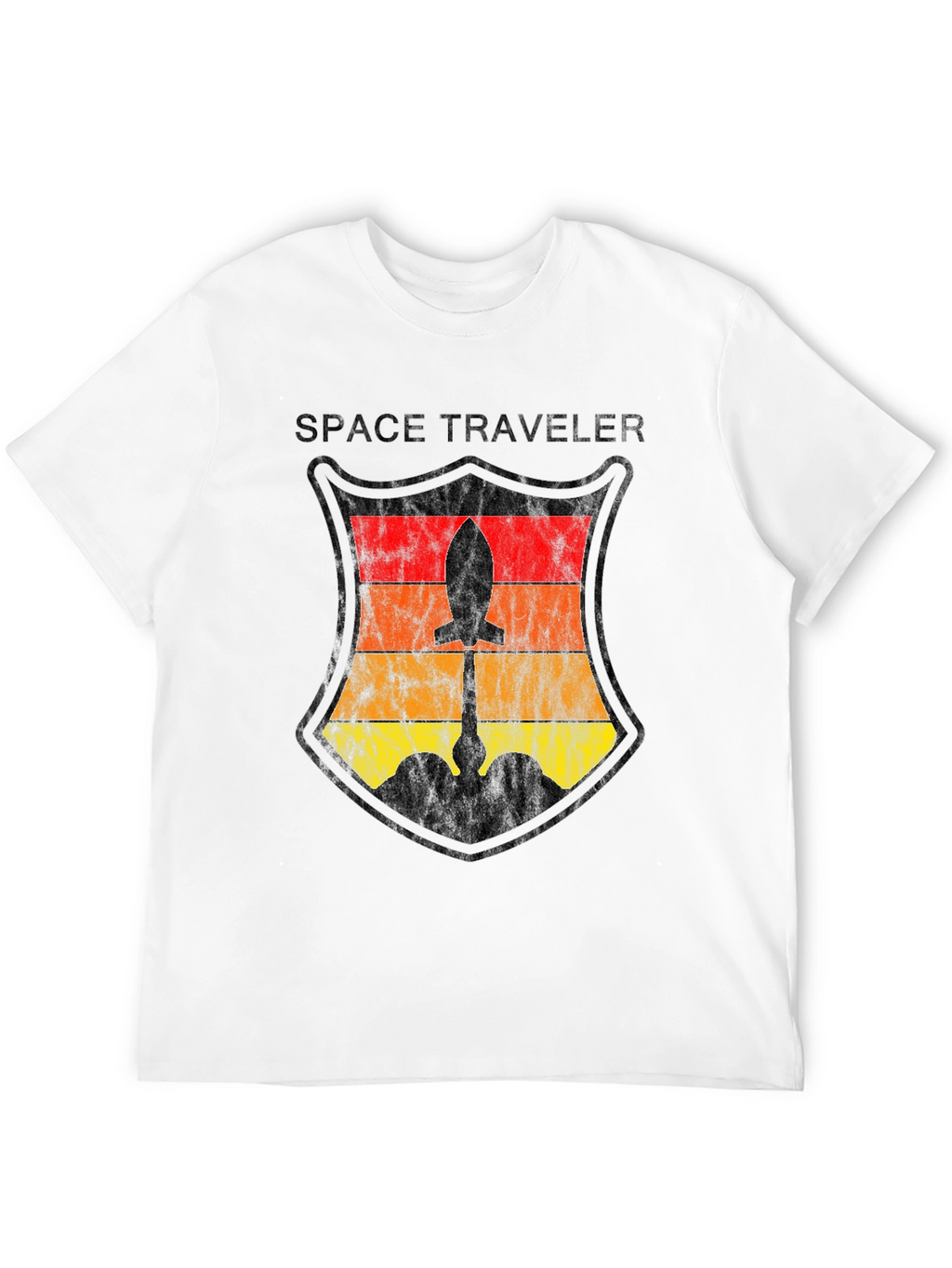 Space Traveler Rocket Graphic Tee