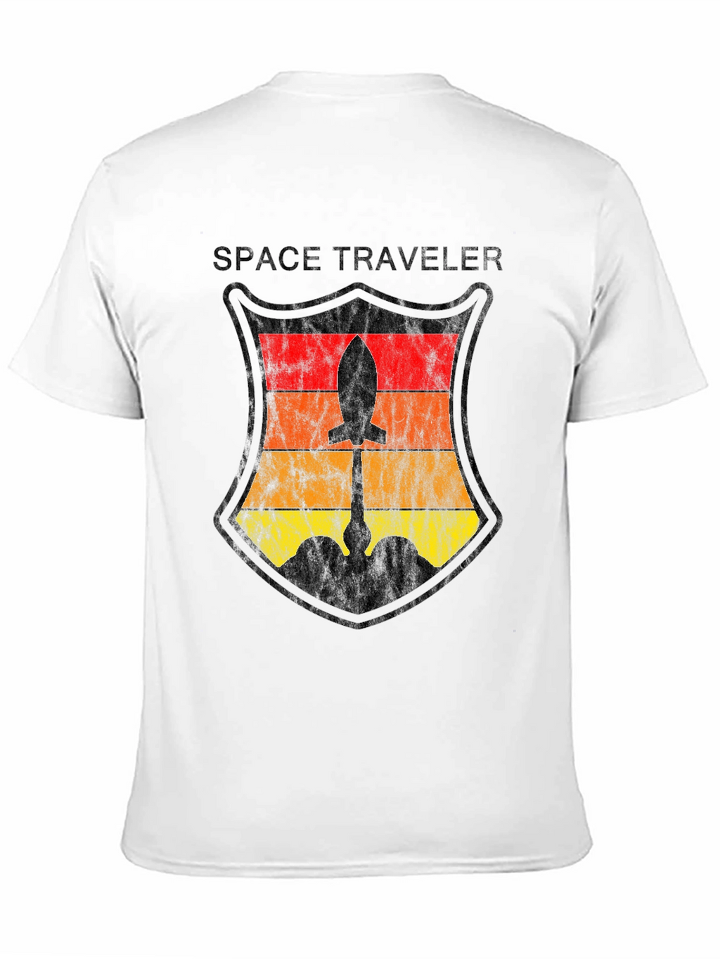 Space Traveler Rocket Graphic Tee