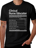 Clinical Nurse Educator T-Shirt Nutritional Facts
