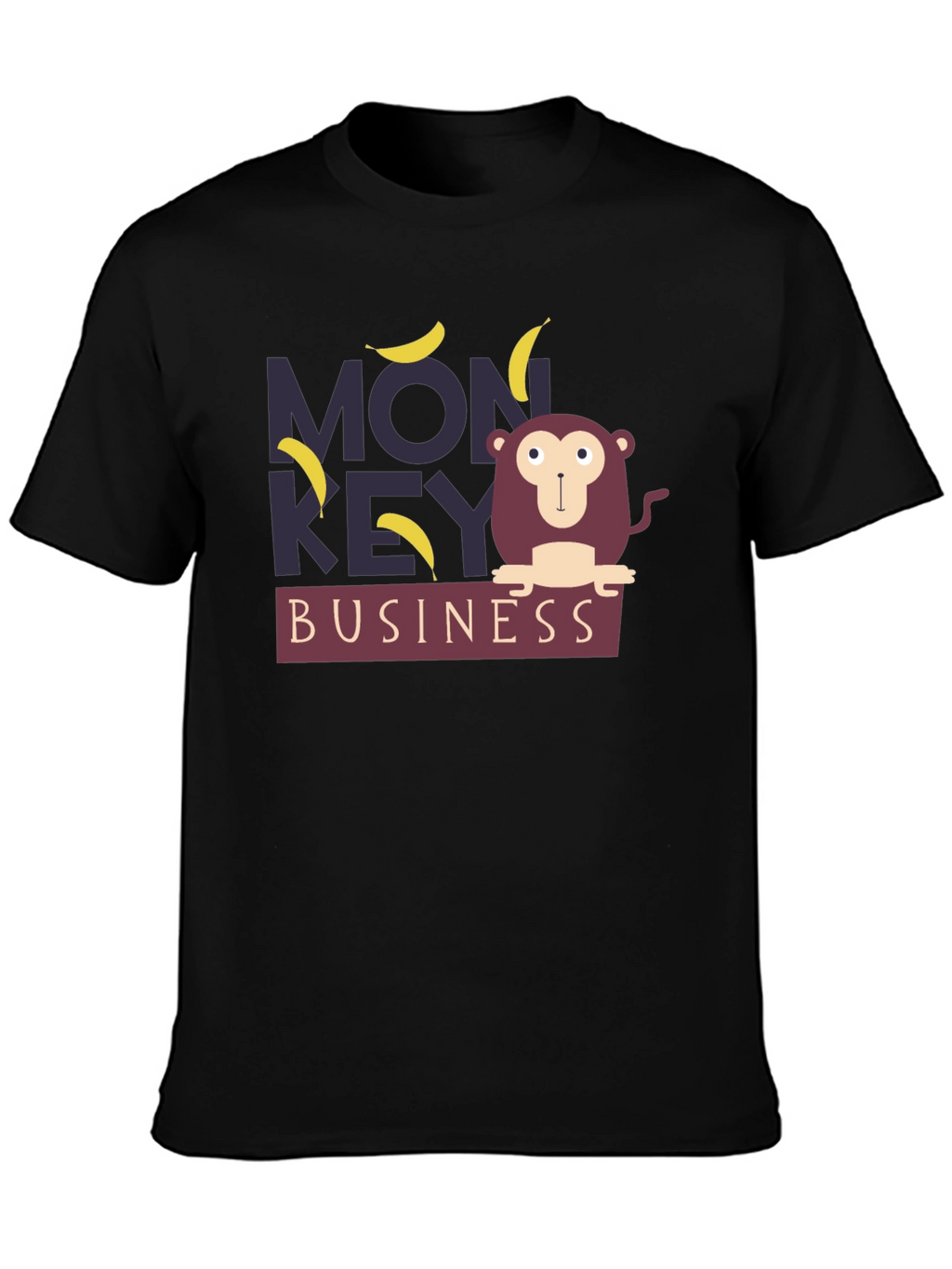 Monkey Business Graphic Tee - Fun Novelty T-Shirt