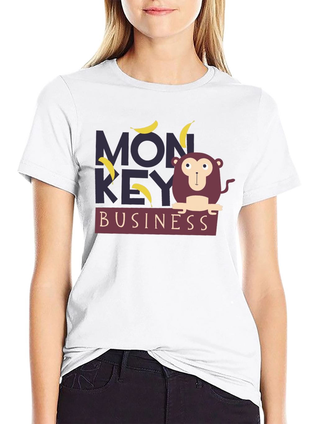 Monkey Business Graphic Tee - Fun Novelty T-Shirt