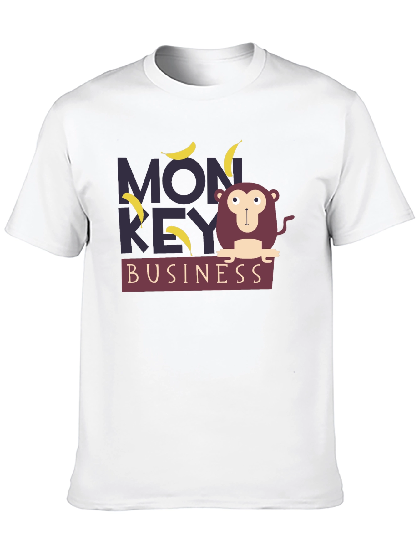Monkey Business Graphic Tee - Fun Novelty T-Shirt