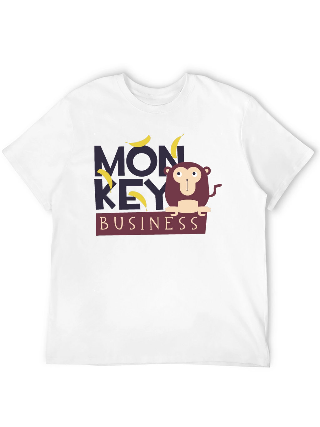Monkey Business Graphic Tee - Fun Novelty T-Shirt