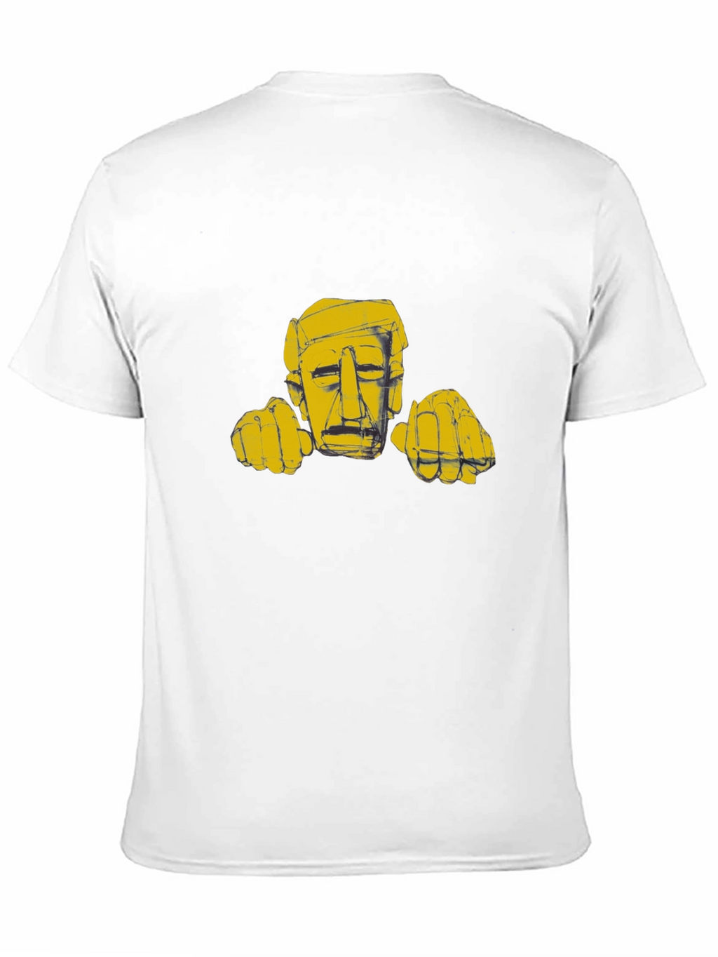 Abstract Art Graphic Tee - Black