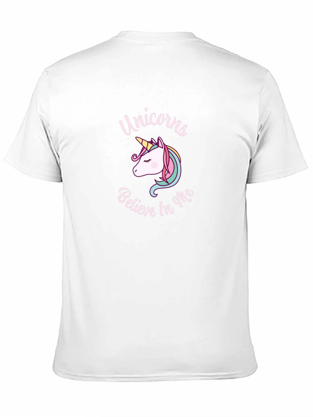 Unicorn Believe in Me Black T-Shirt