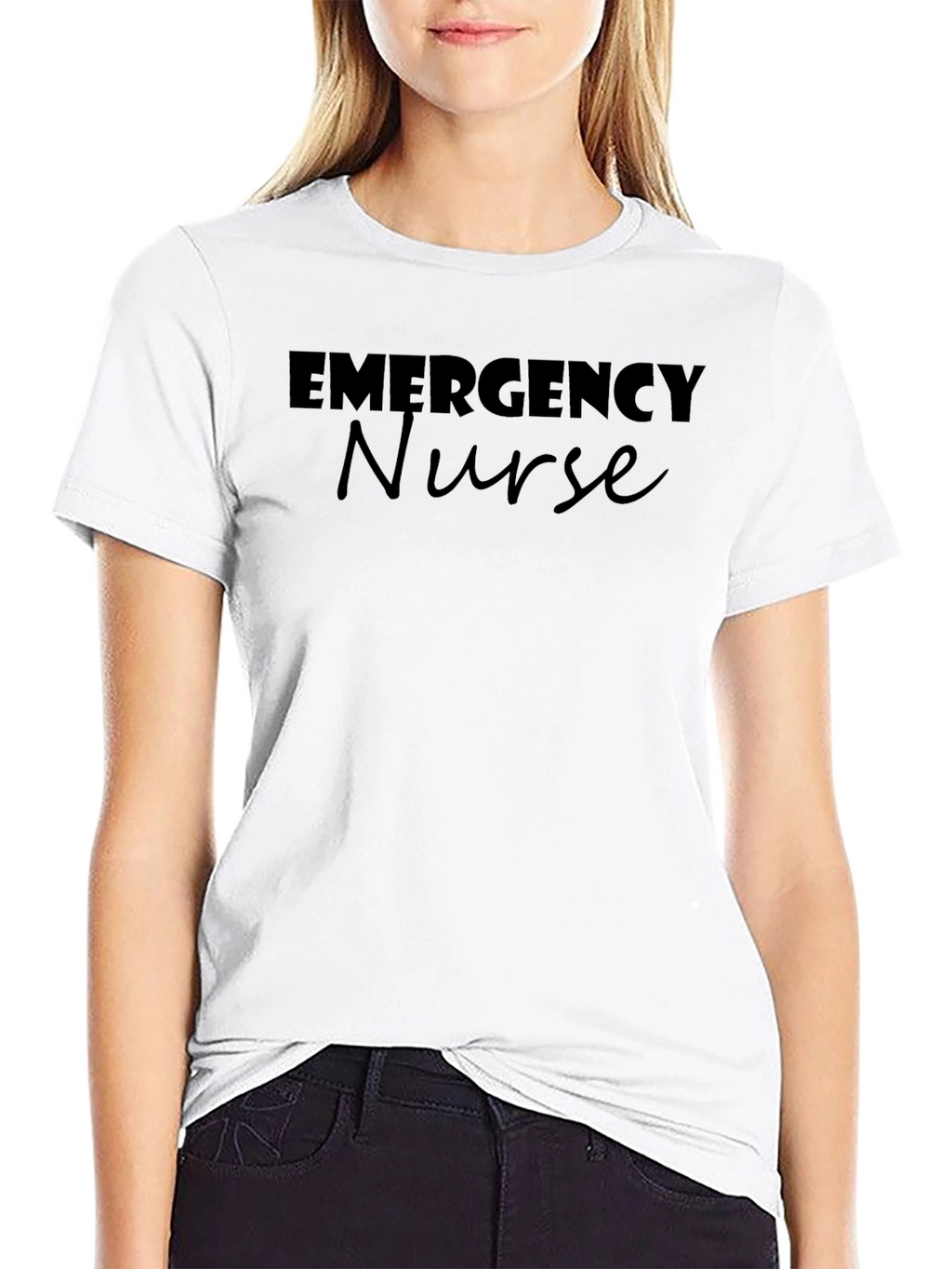 Emergency Nurse Black T-Shirt