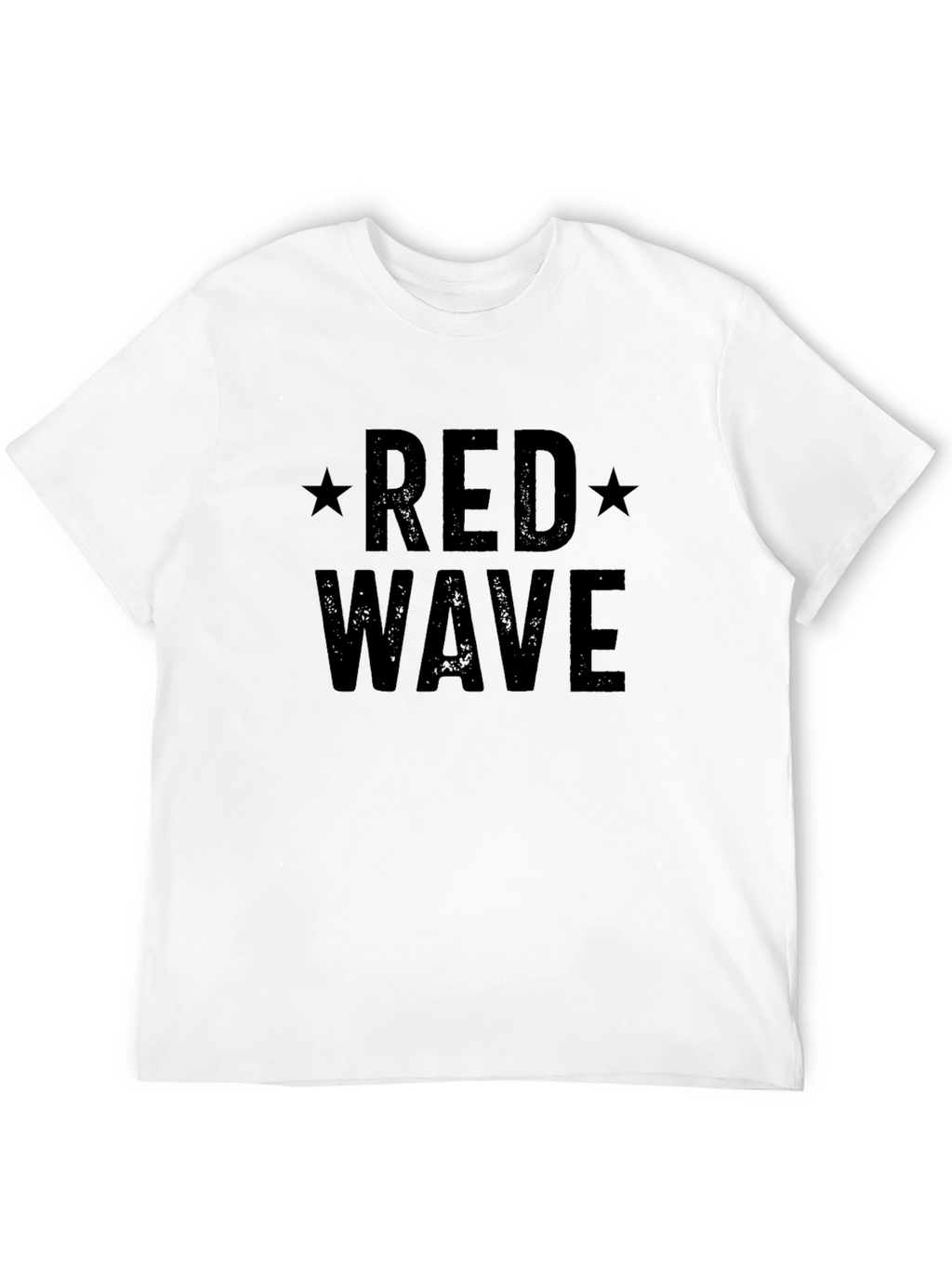 Red Wave Graphic T-Shirt