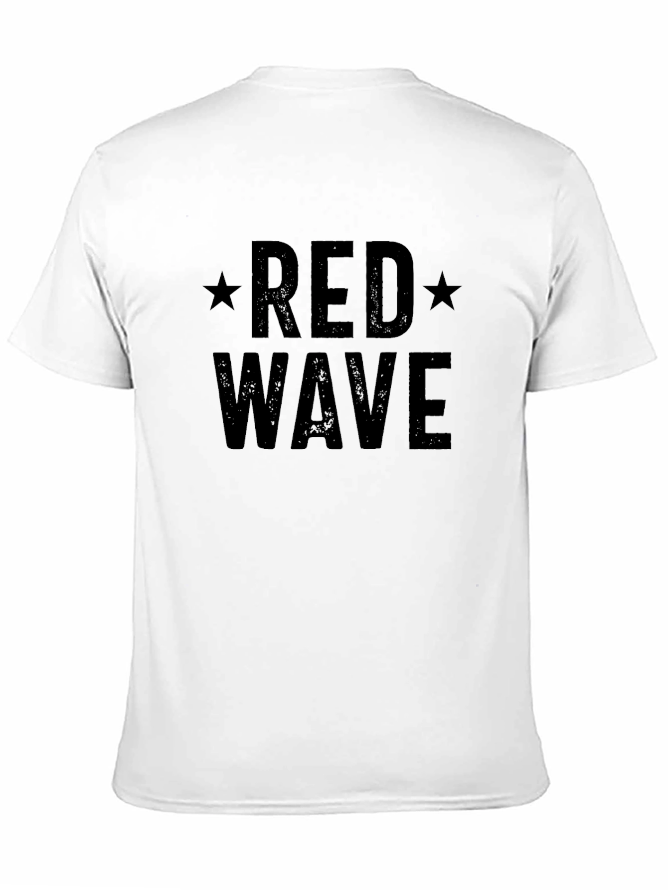Red Wave Graphic T-Shirt