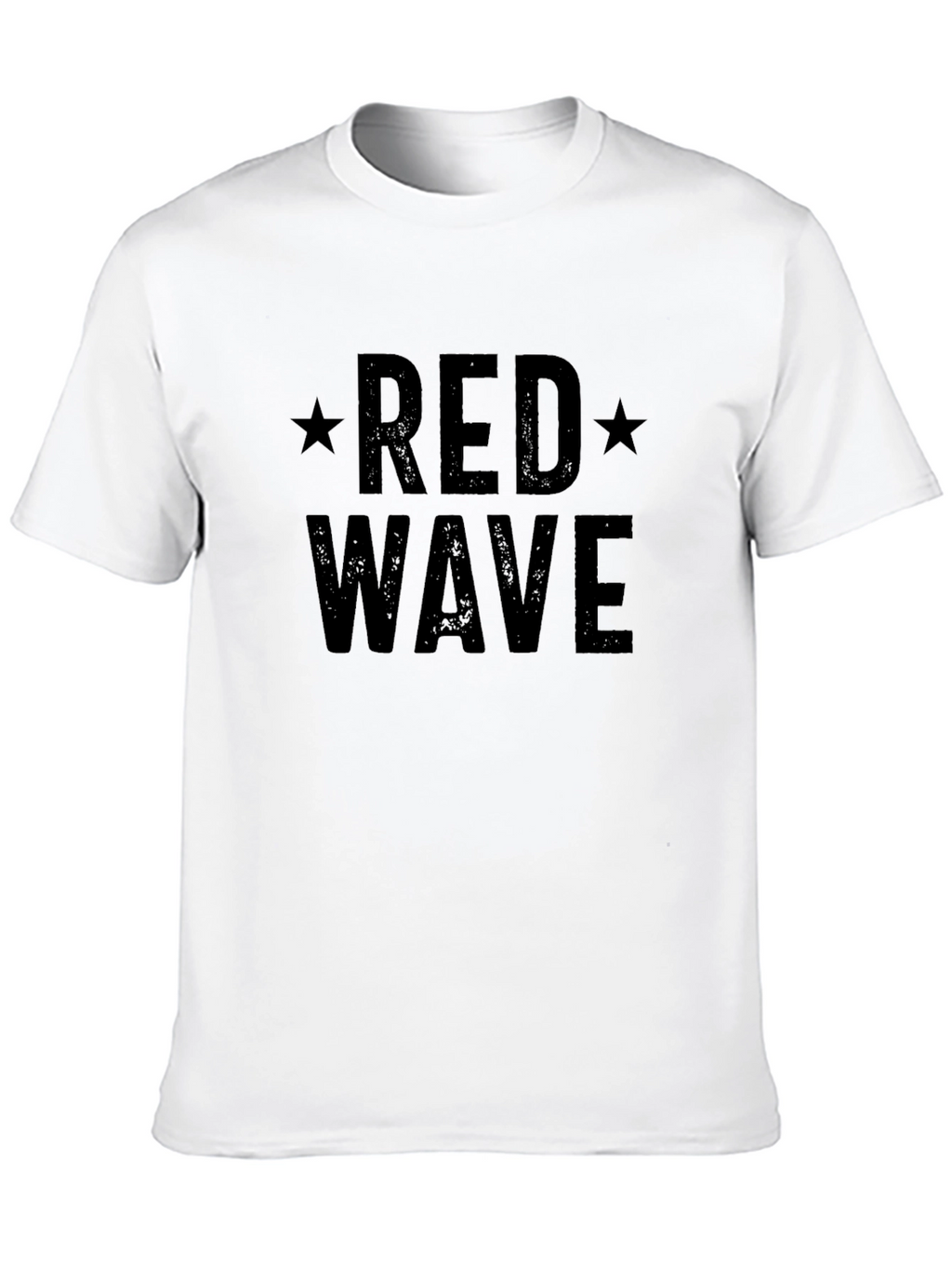 Red Wave Graphic T-Shirt