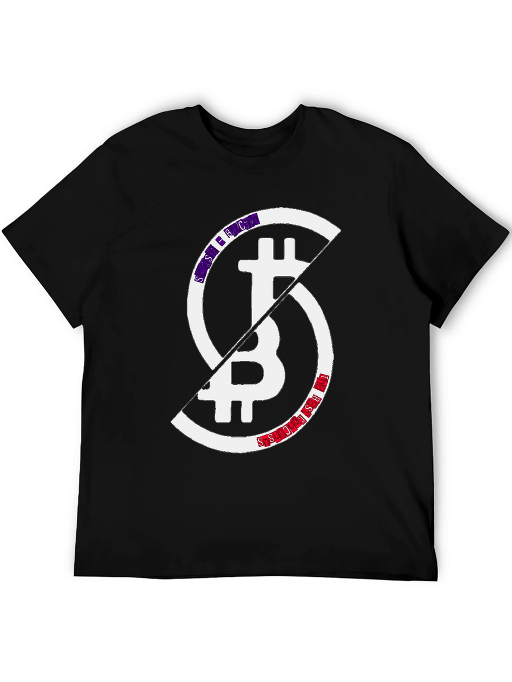 Bitcoin Block Split Graphic Tee