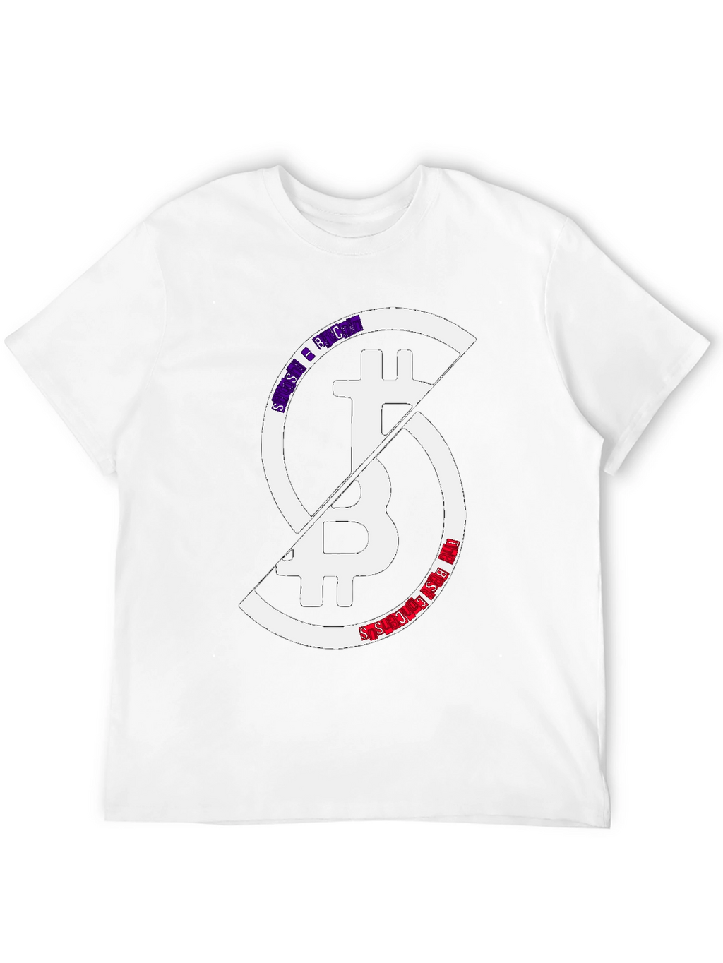 Bitcoin Block Split Graphic Tee